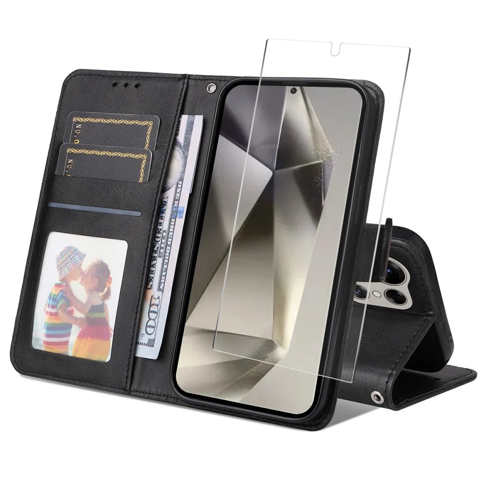 EIDERWOOD Samsung Galaxy S25 Ultra 2-i-1 Kunstskinn Flip Deksel med Sk v:5346000