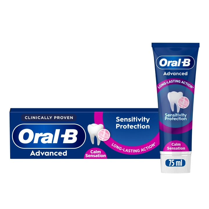 Oral B Advanced Sensitivity Protection Calm Sensation Tannkrem – 75 ml v:7310815 Oral B Advanced Sensitivity Protection Calm Sensation Tannkrem – 75 ml v:7310815