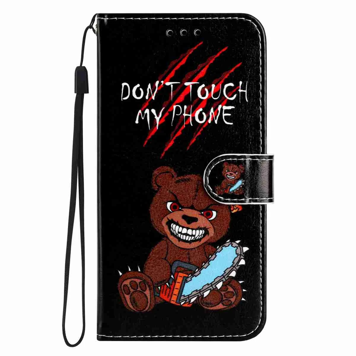 Samsung Galaxy A57 EIDERWOOD Kunstskinn Flip Deksel m. Mønster & Strop v:7926403