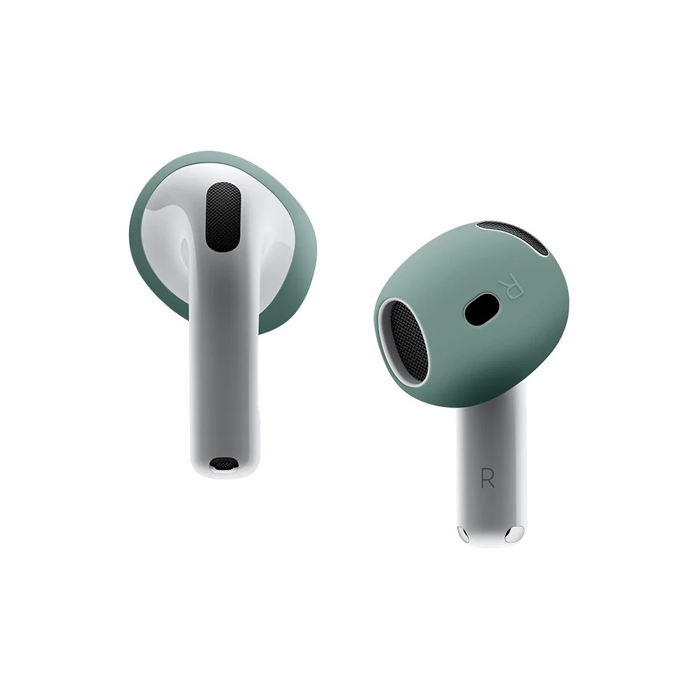 Silikon Deksel for Apple AirPods (5. & 4. Gen.) Ørepropper – Grønn v:8866462 Silikon Deksel for Apple AirPods (5. & 4. Gen.) Ørepropper – Grønn v:8866462