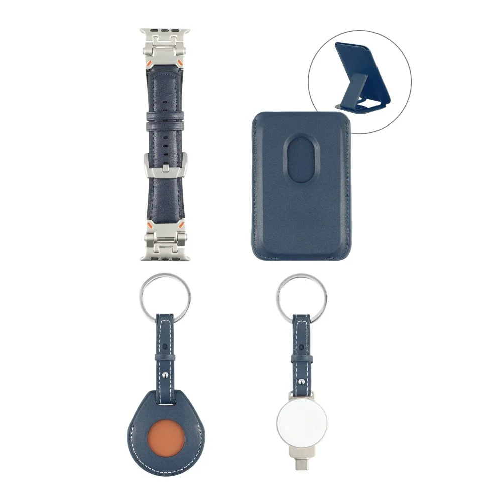 Accessory Set 4 stk. 4smarts – MagSafe Kompatibel – Blå v:453261 Accessory Set 4 stk. 4smarts – MagSafe Kompatibel – Blå v:453261