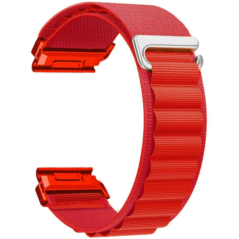 Universal Garmin 22mm QuickFit EIDERWOOD Nylon Remm – Rød v:305421