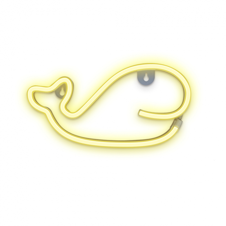 Forever Light Neon LED-lys med hvalmotiv + USB FLNEO9 v:7333675 Forever Light Neon LED-lys med hvalmotiv + USB FLNEO9 v:7333675