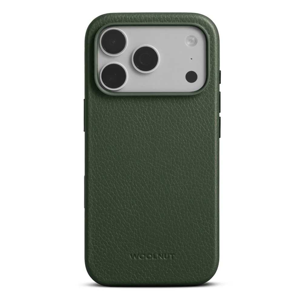 iPhone 18 Pro Max WOOLNUT Ekte Skinn Deksel – MagSafe Kompatibel – Grø v:4351945 iPhone 18 Pro Max WOOLNUT Ekte Skinn Deksel – MagSafe Kompatibel – Grø v:4351945