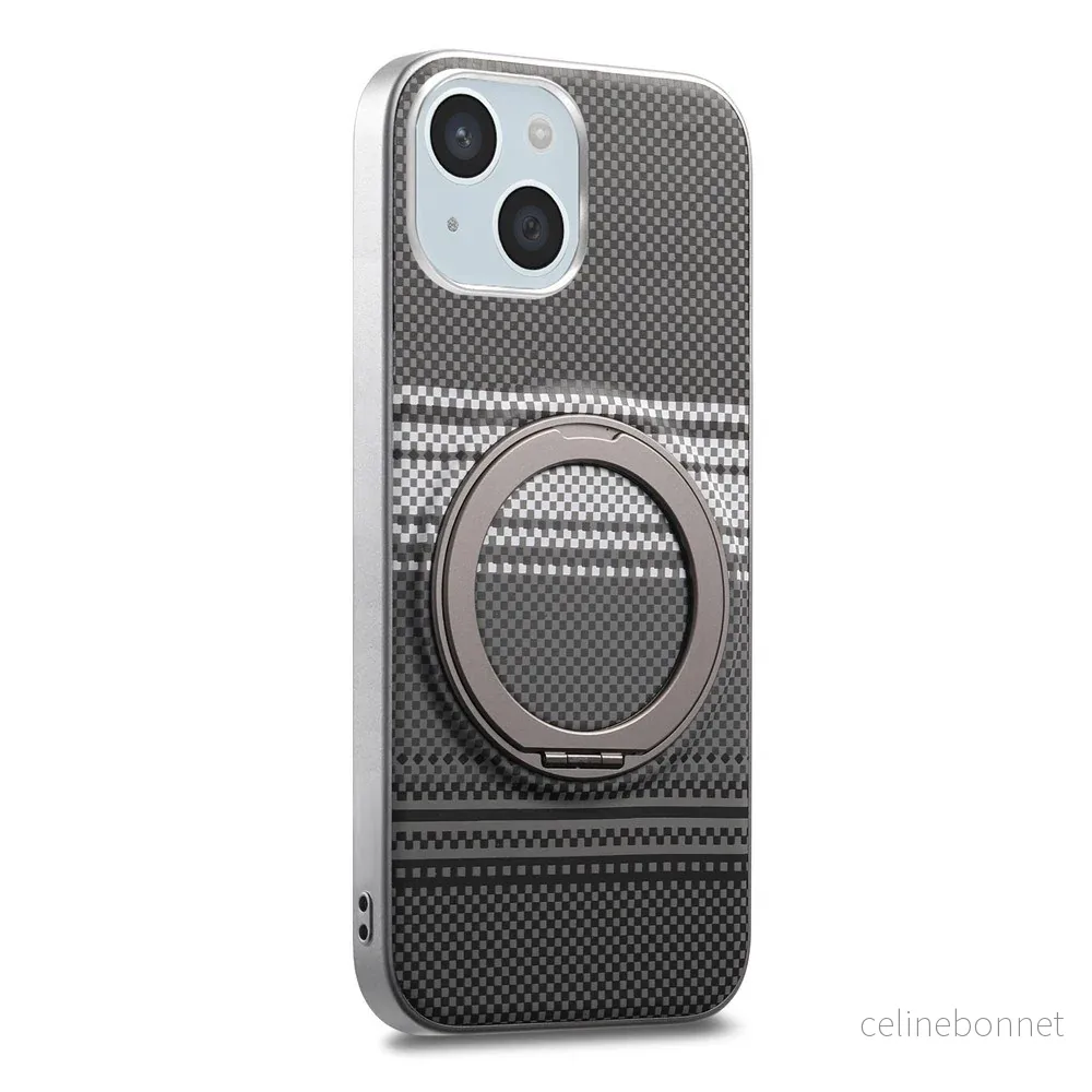 iPhone 14 / 13 EIDERWOOD Hybrid Plast Gradient Deksel m. Roterende Kic v:4736315