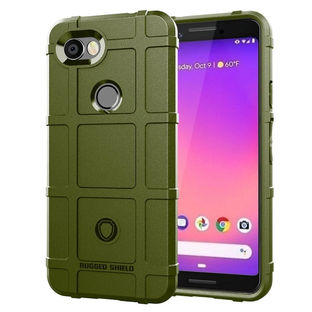 EIDERWOOD Google Pixel 3a Rugged Shield Håndverker Deksel - Mørk Grönn v:5026997