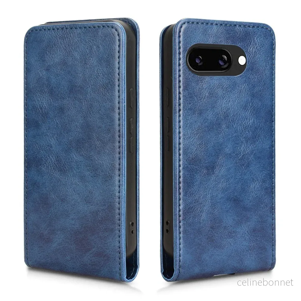 EIDERWOOD Google Pixel 9a Kunstskinn Flip Deksel m. Kortlomme – Blå v:3771578 EIDERWOOD Google Pixel 9a Kunstskinn Flip Deksel m. Kortlomme – Blå v:3771578