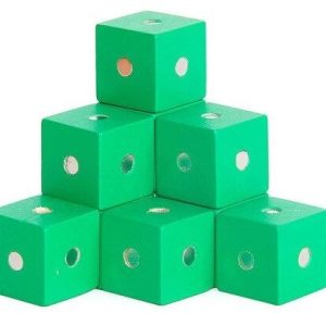 Magnetiske byggeklosser, Grønn v:6646245 Magnetiske byggeklosser, Grønn v:6646245