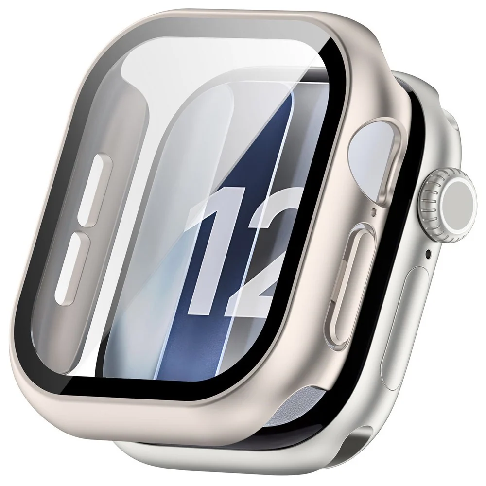 Apple Watch Series 12 (46mm) Hardt Plast Deksel med Innebygd Skjermbes v:7057057