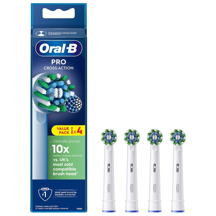 Oral B Borsthuvud Cross Action 4st v:2312979
