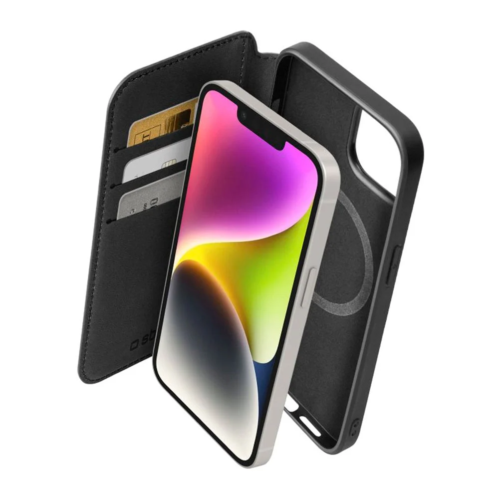 iPhone 14 / 13 SBS Wallet Mag Deksel – MagSafe Kompatibel – Svart v:6646391 iPhone 14 / 13 SBS Wallet Mag Deksel – MagSafe Kompatibel – Svart v:6646391