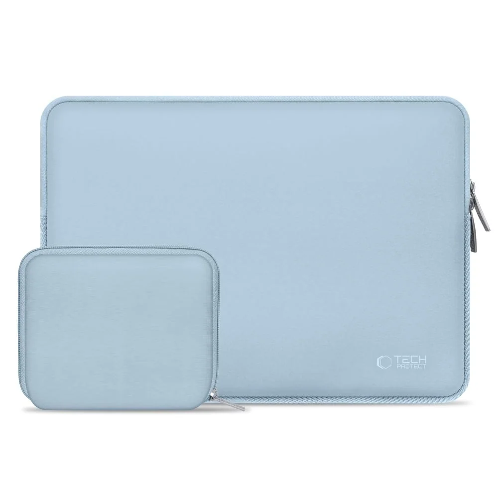 Tech-Protect Neoslim MacBook/Laptop 15-16" Sleeve m. Liten Veske – Blå v:3677958