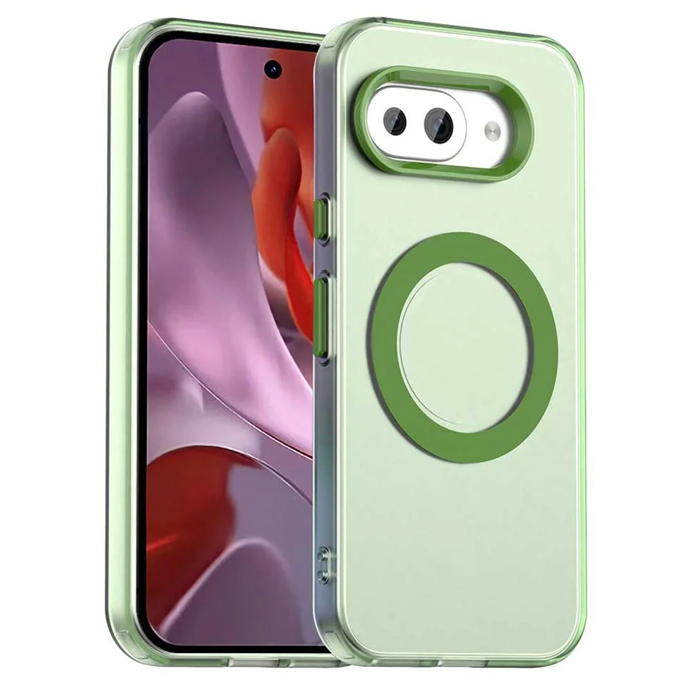 EIDERWOOD Google Pixel 9a Hybrid Plast Deksel – MagSafe Kompatibel – G v:8625743 EIDERWOOD Google Pixel 9a Hybrid Plast Deksel – MagSafe Kompatibel – G v:8625743