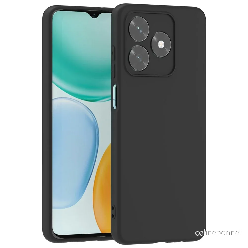 Honor X5c Plus EIDERWOOD Matt Fleksibel Plast Deksel – Svart v:3638822