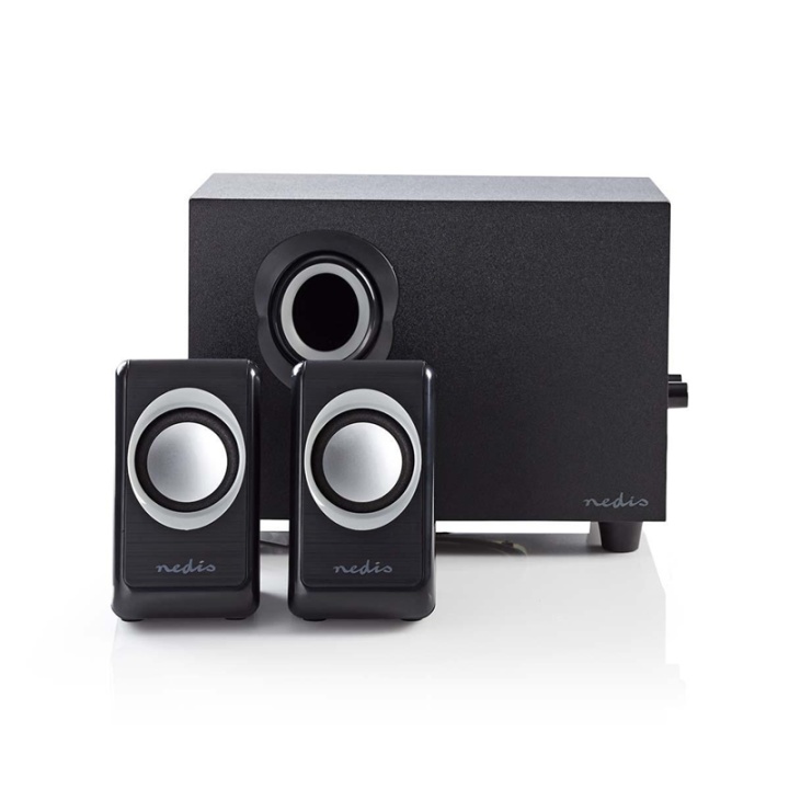Nedis PC-høyttaler | 2.1 | 33 W | 3.5 mm Han | USB-Strøm | Volumkontroll v:4190686
