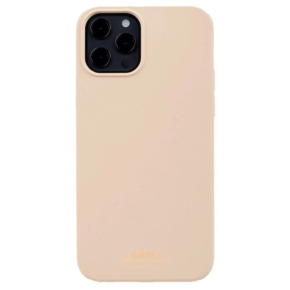 Holdit iPhone 12 / 12 Pro Soft Touch Silikon Deksel – Beige v:834623 Holdit iPhone 12 / 12 Pro Soft Touch Silikon Deksel – Beige v:834623