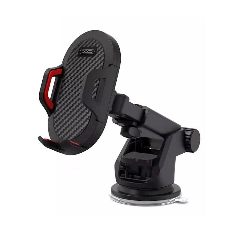 XO C39 Universell Biltelefonholder – Sugekopp for Dashbord – Svart v:3100534