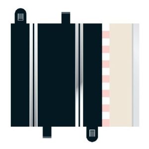 Scalextric 2 stk halv rett 175 mm v:7285722 Scalextric 2 stk halv rett 175 mm v:7285722