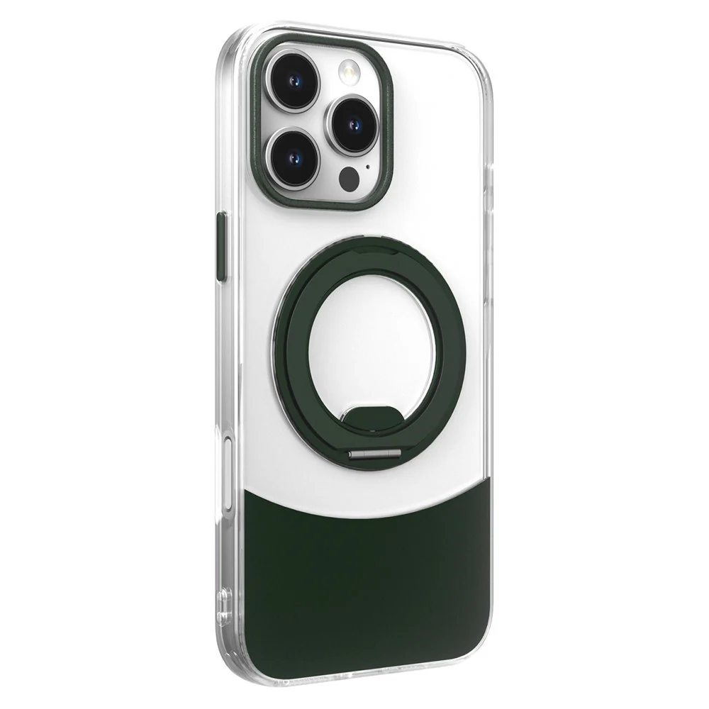 iPhone 14 / 13 EIDERWOOD Hybrid Deksel med Stativfunksjon – MagSafe Ko v:1035590