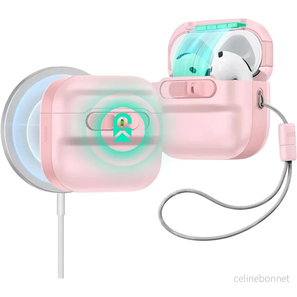 ESR AirPods (5. & 4. Gen.) HaloLock Pulse Deksel – MagSafe Kompatibel v:3428596