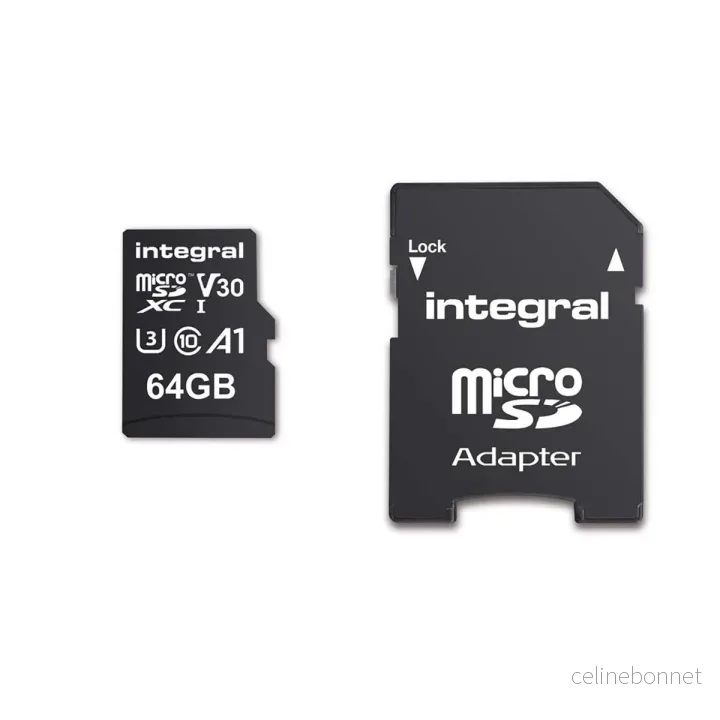 INTEGRAL 64 GB høyhastighets microSDHC/XC V30 UHS-I U3 minnekort v:9787834 INTEGRAL 64 GB høyhastighets microSDHC/XC V30 UHS-I U3 minnekort v:9787834
