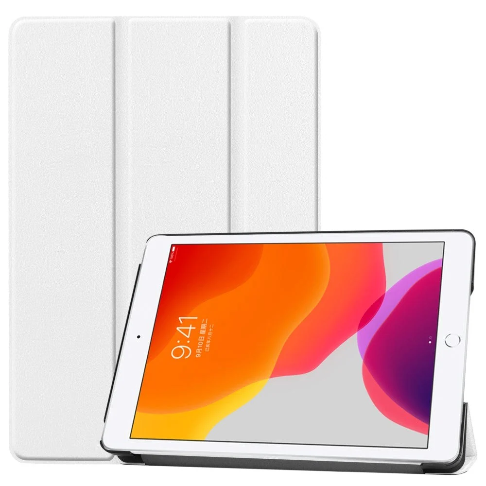 Apple iPad 10.2" (2021 / 2020 / 2019) Skinn Flip Deksel m. Stativ – Hv v:7527688 Apple iPad 10.2" (2021 / 2020 / 2019) Skinn Flip Deksel m. Stativ – Hv v:7527688