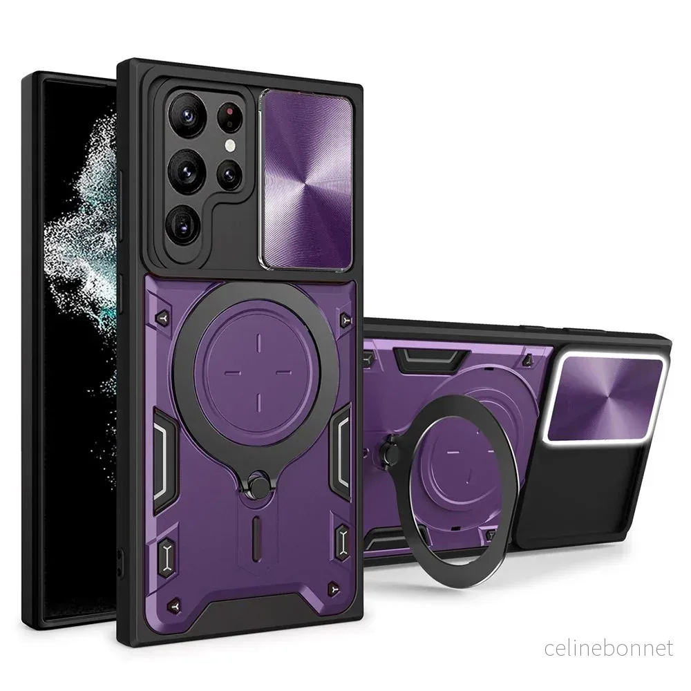 EIDERWOOD Samsung Galaxy S22 Ultra Håndverker Deksel m. Kickstand & Ca v:3964532