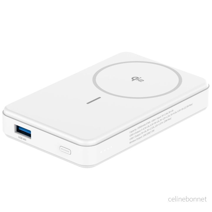 Celly PowerBank 10.000 mAh 15W Qi2 Vit v:4485748 Celly PowerBank 10.000 mAh 15W Qi2 Vit v:4485748