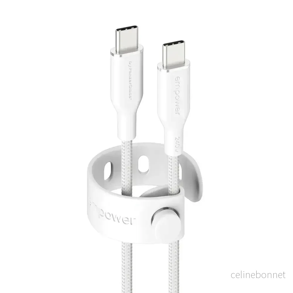 empower by PanzerGlass Racing 240W USB-C til USB-C Kabel – 1.2m – Silv v:5205520 empower by PanzerGlass Racing 240W USB-C til USB-C Kabel – 1.2m – Silv v:5205520