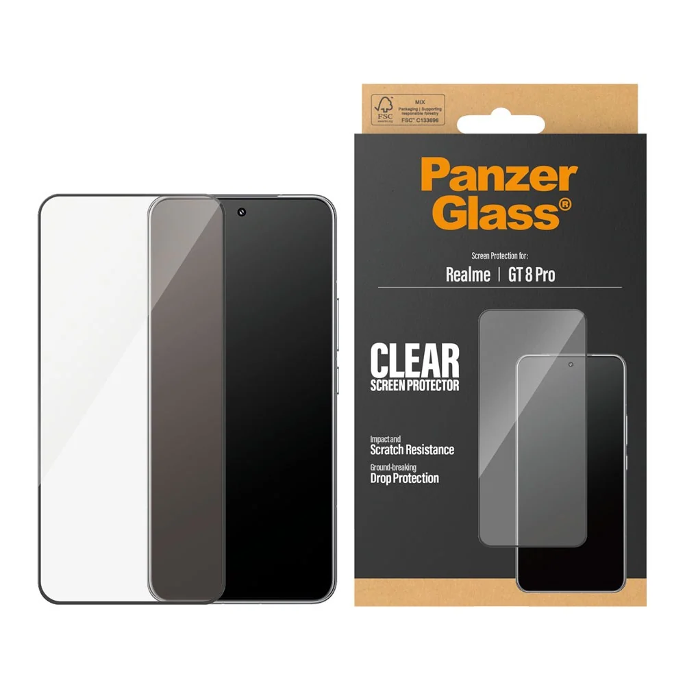 Realme GT 8 Pro PanzerGlass Skjermbeskyttelsesglass – Ultra Wide Fit m v:6376586 Realme GT 8 Pro PanzerGlass Skjermbeskyttelsesglass – Ultra Wide Fit m v:6376586