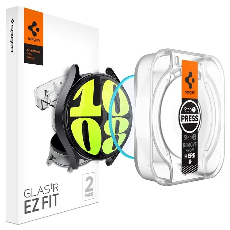 Samsung Galaxy Watch 7 (44mm) Spigen EZ Fit GLAS.tR Skjermbeskytter – v:148886 Samsung Galaxy Watch 7 (44mm) Spigen EZ Fit GLAS.tR Skjermbeskytter – v:148886