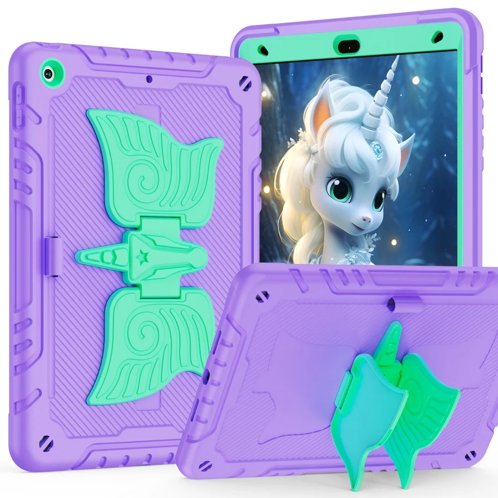 EIDERWOOD iPad 10,2" (2021 / 2020 / 2019) Unicorn Kickstand Barnedekse v:1717499