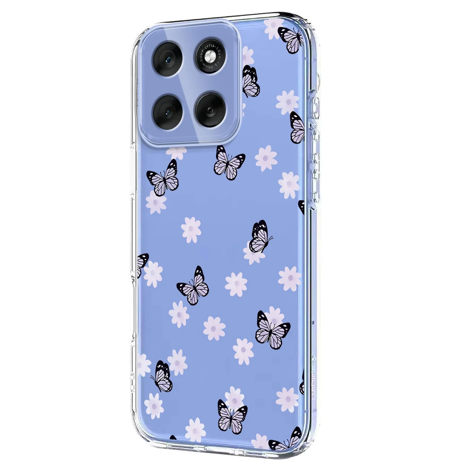 EIDERWOOD Motorola Moto G56 Fleksibelt Plast Deksel med Blomstermotiv v:9218360