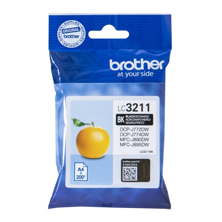 Brother LC-3211BK blekkpatroner Original blekkpatroner med standard ytelse i svart v:4469139