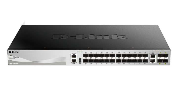 dlink 24 SFP-porter lag 3 stabelbar administrert gigabit-svitsj v:4561177