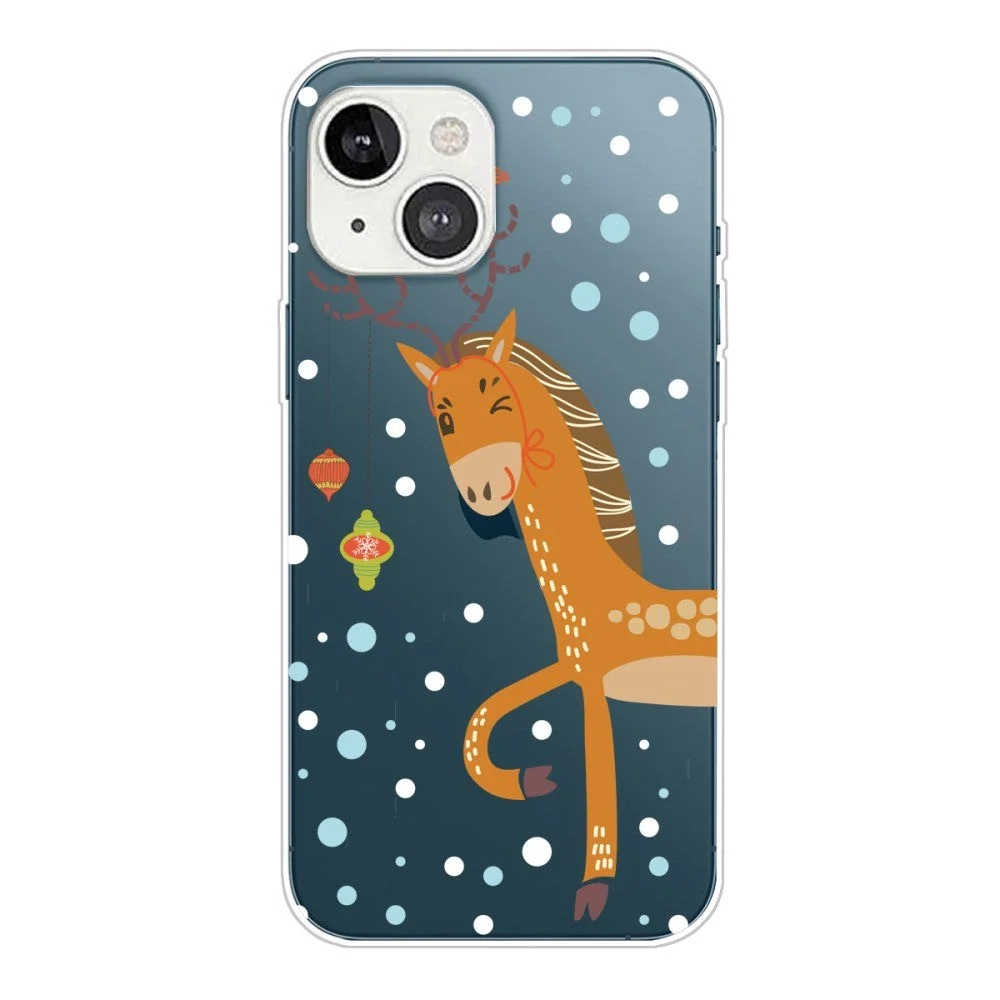 iPhone 13 Plast Jul Deksel – Gjennomsiktig – Reinsdyrhest v:8138973 iPhone 13 Plast Jul Deksel – Gjennomsiktig – Reinsdyrhest v:8138973