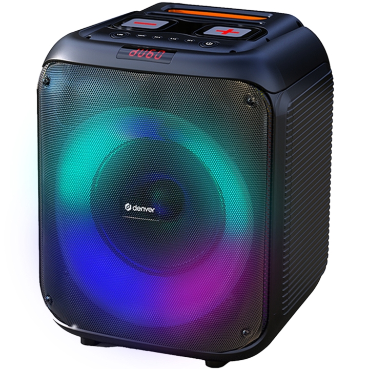 Denver BPS-250 BT-høyttaler med 8 woofer og LED-lys v:1644013