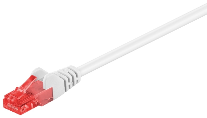 Goobay CAT 6 patchkabel, U/UTP, hvit kobberbelagt aluminiumtråd (CCA), 25 m v:5930748