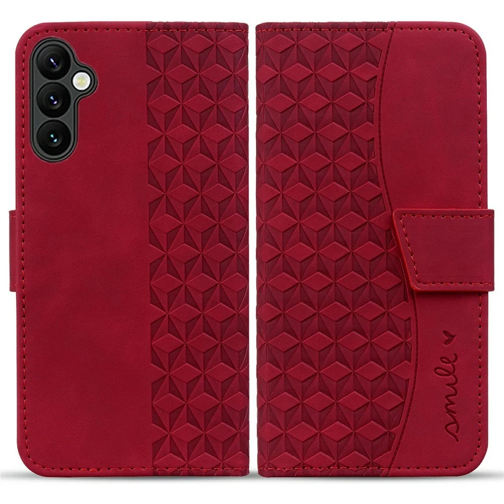 Samsung Galaxy A57 EIDERWOOD Flip Deksel med Trykk – Kortholder & Stro v:2406736 Samsung Galaxy A57 EIDERWOOD Flip Deksel med Trykk – Kortholder & Stro v:2406736