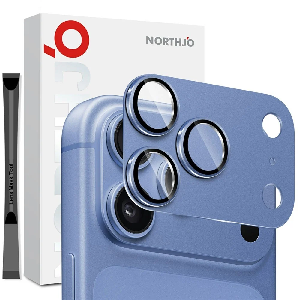 iPhone 18 Pro Max NORTHJO Kameralinsebeskytter – Blå v:7117491 iPhone 18 Pro Max NORTHJO Kameralinsebeskytter – Blå v:7117491