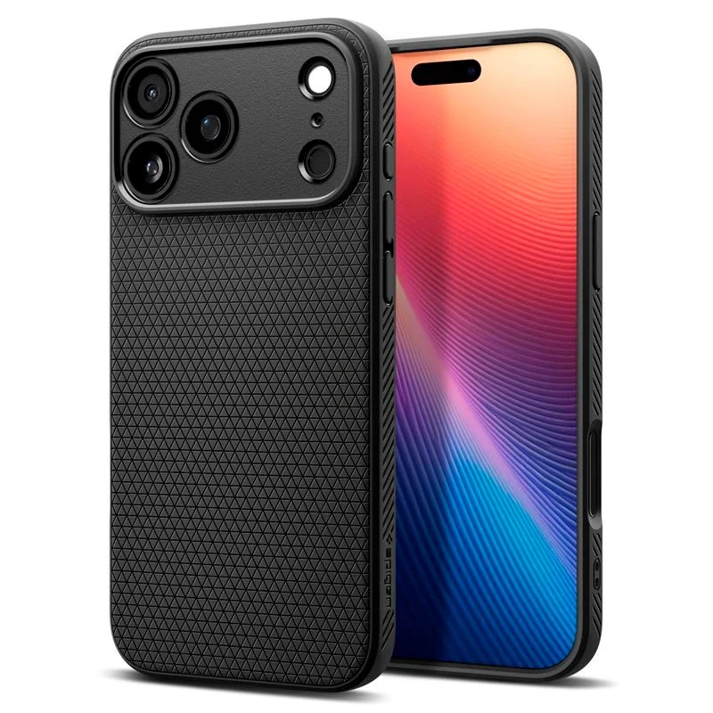 iPhone 17 Pro Max Spigen Liquid Air Deksel - Svart v:9916019