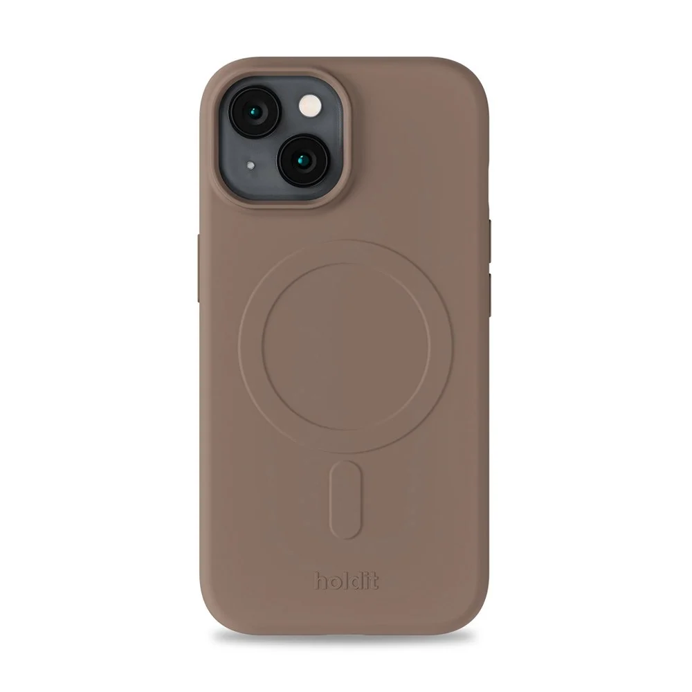 Holdit iPhone 17e / 16e / 15 / 14 / 13 Soft MagSafe Case – Mocha Brown v:4713272