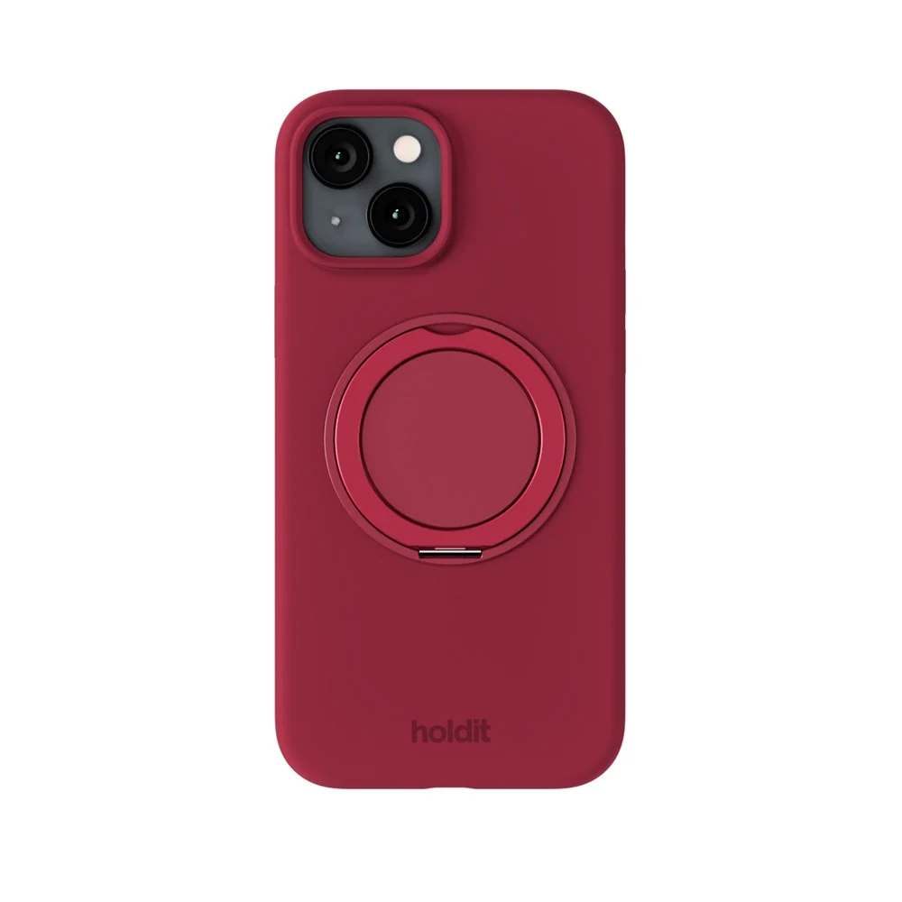 iPhone 17e / 16e / 15 Holdit Silikone Stand Deksel – Red Velvet v:5145077 iPhone 17e / 16e / 15 Holdit Silikone Stand Deksel – Red Velvet v:5145077