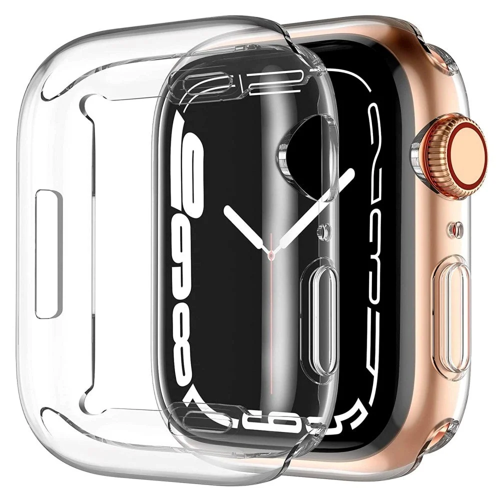 Apple Watch 9/8/7 (41mm) TPU Plast Deksel med innebygd Skjermbeskytter v:7713869
