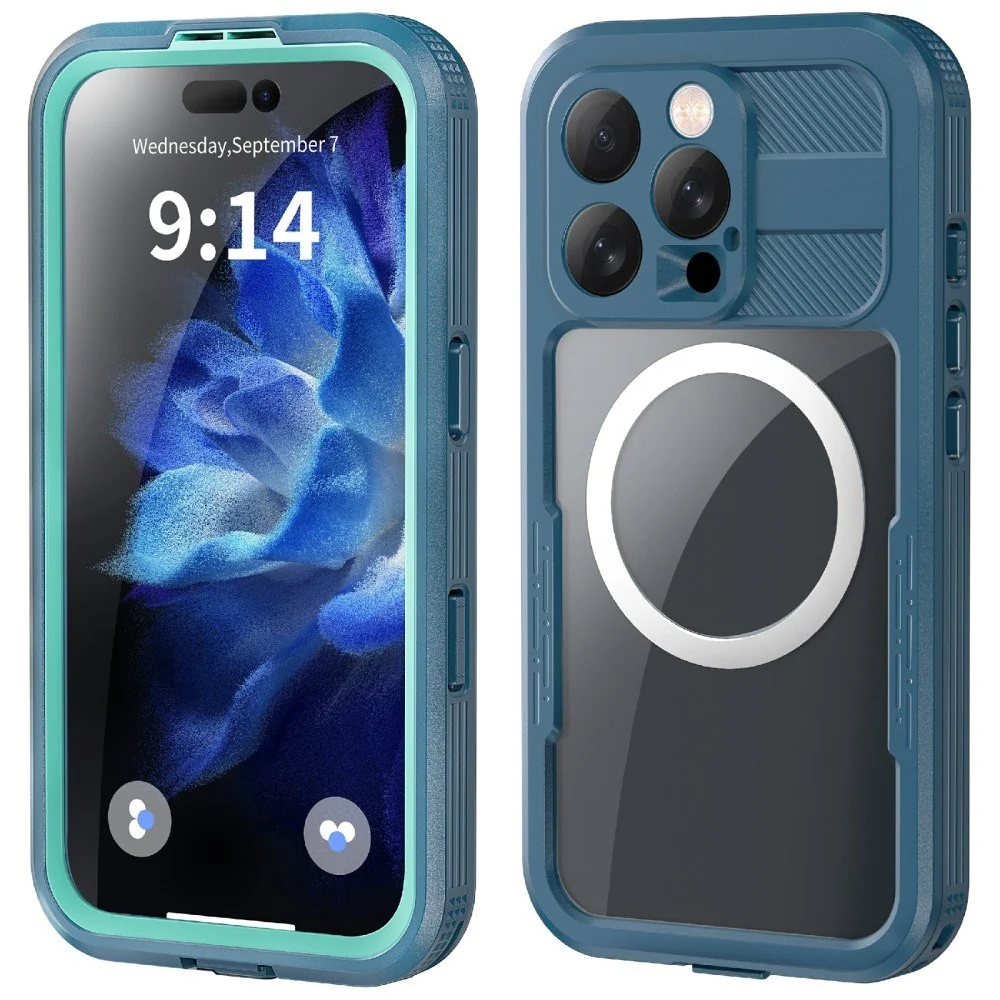 iPhone 16 Pro Vanntett Håndverker Deksel m. Skjermbeskytter og Stropp v:4462115 iPhone 16 Pro Vanntett Håndverker Deksel m. Skjermbeskytter og Stropp v:4462115