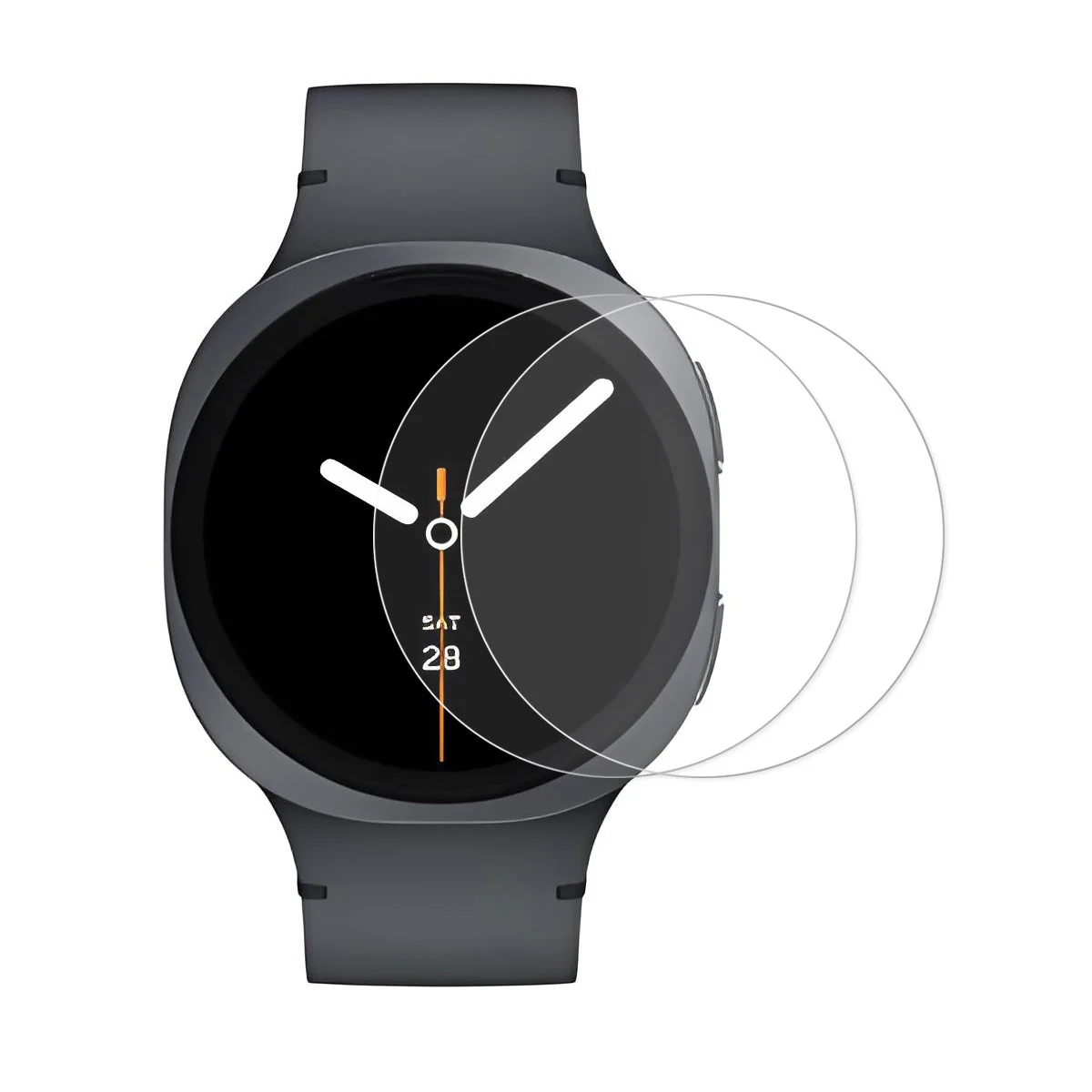 Samsung Galaxy Watch 9 / 8 (44mm) Skjermbeskytter i Herdet Glass – 2 S v:6569959 Samsung Galaxy Watch 9 / 8 (44mm) Skjermbeskytter i Herdet Glass – 2 S v:6569959