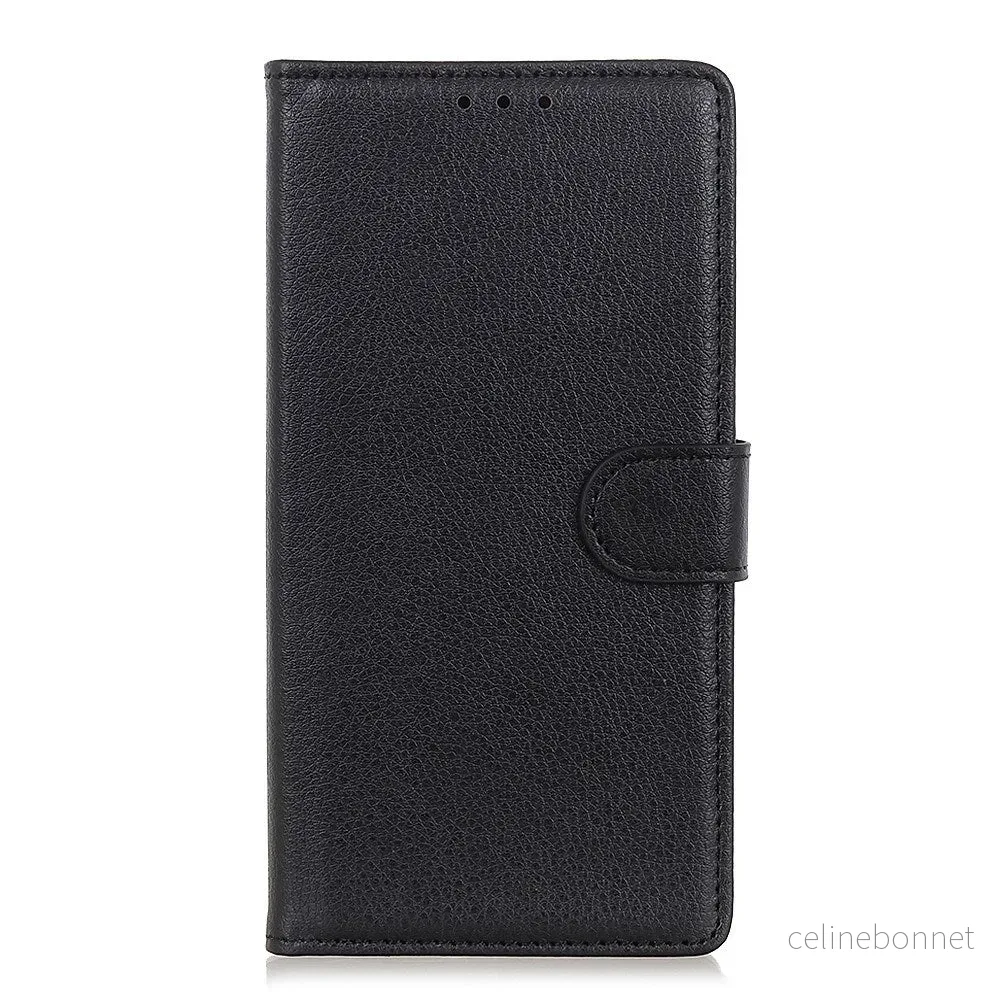 EIDERWOOD Motorola Edge 60 / Edge 60 Fusion Litchi Kunstskinn Flip Dek v:4475264
