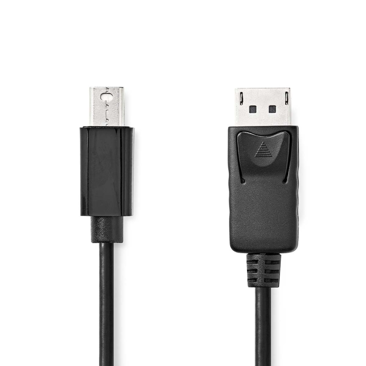 Nedis Mini Displayport-kabel | DisplayPort 1.2 | Mini DisplayPort Han | DisplayPort Han | 21.6 Gbps | Nikkel belagt | 2.00 m | Rund | PVC | Sort | Label v:8555856