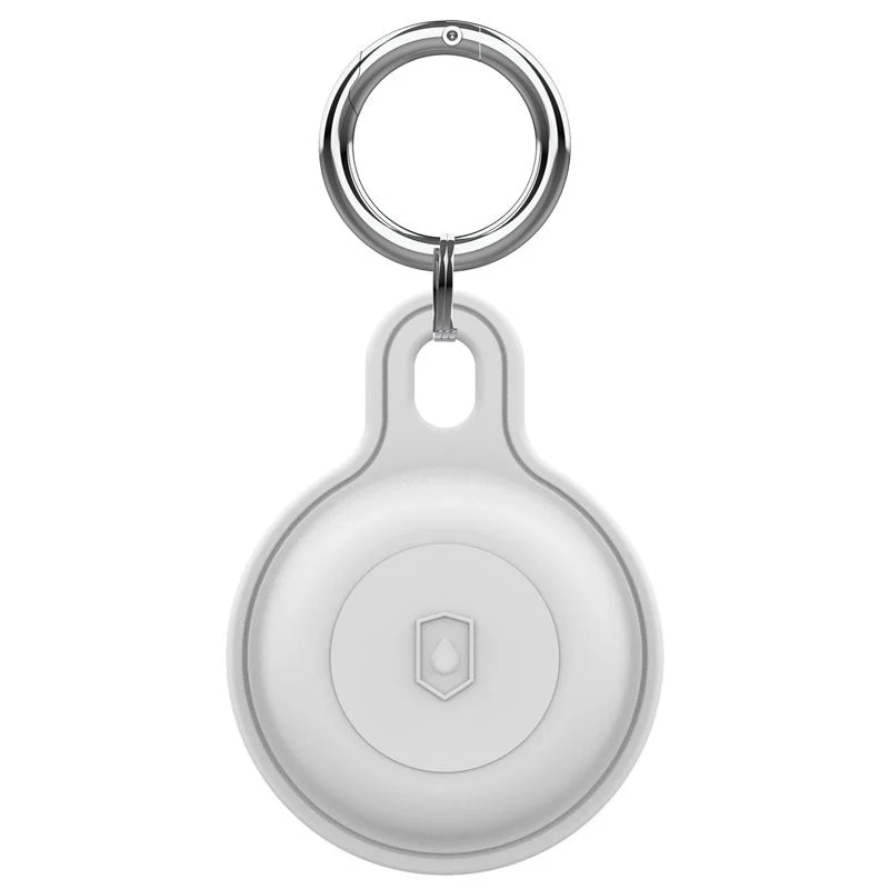 Mobile Origin Silikon AirTag 1. & 2. Gen. Holder med Nøkkelring – Hvit v:481448