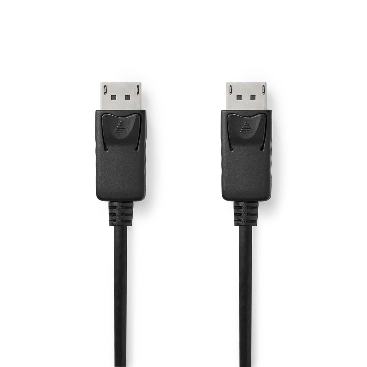 Nedis Displayport-kabel | DisplayPort Han | DisplayPort Han | 8K@60Hz | Gull belagt | 2.00 m | Rund | PVC | Sort | Boks v:8568056 Nedis Displayport-kabel | DisplayPort Han | DisplayPort Han | 8K@60Hz | Gull belagt | 2.00 m | Rund | PVC | Sort | Boks v:8568056
